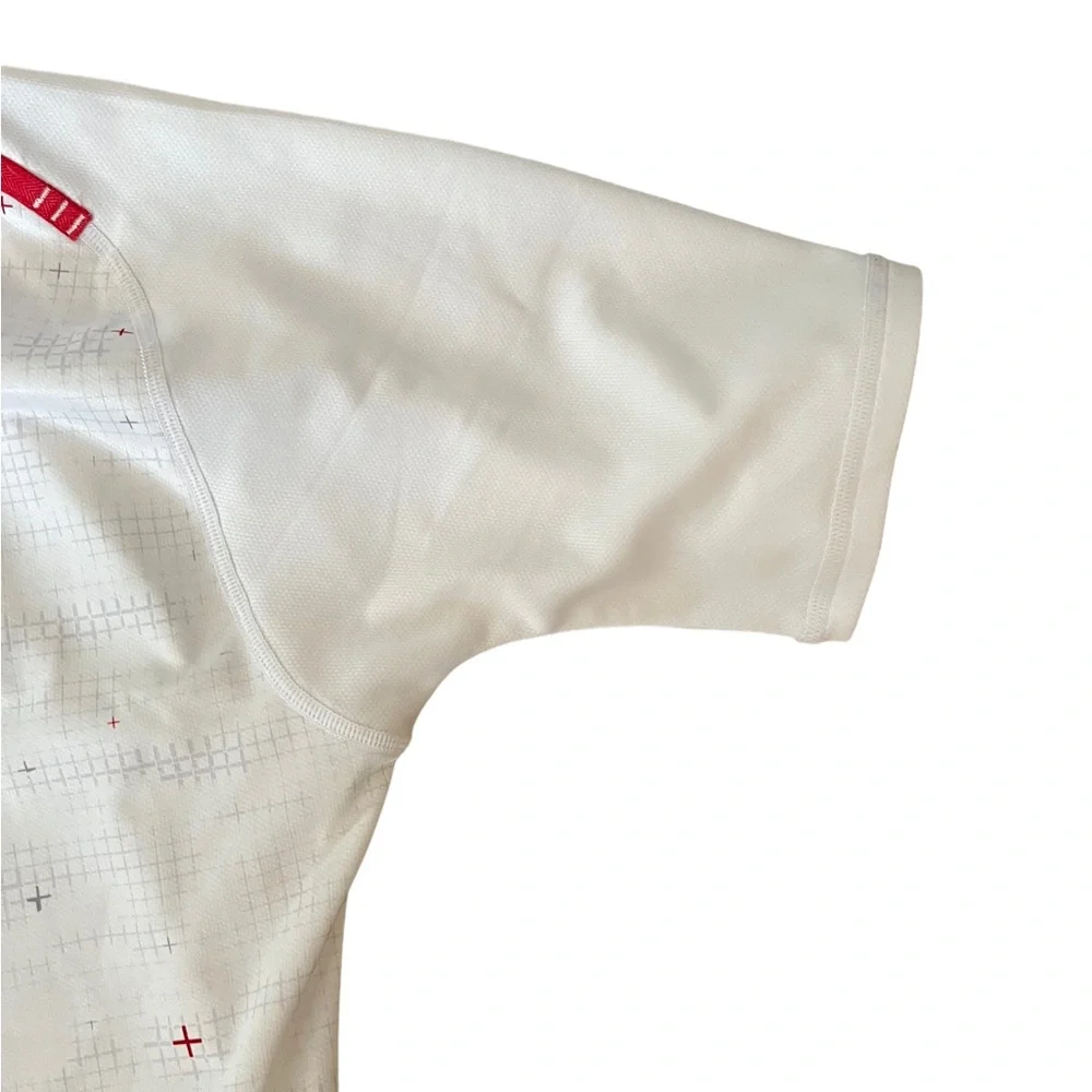 England Rugby Shirt 2018/2019 Canterbury Vapour Dri White Size Medium - Picture 6 of 11
